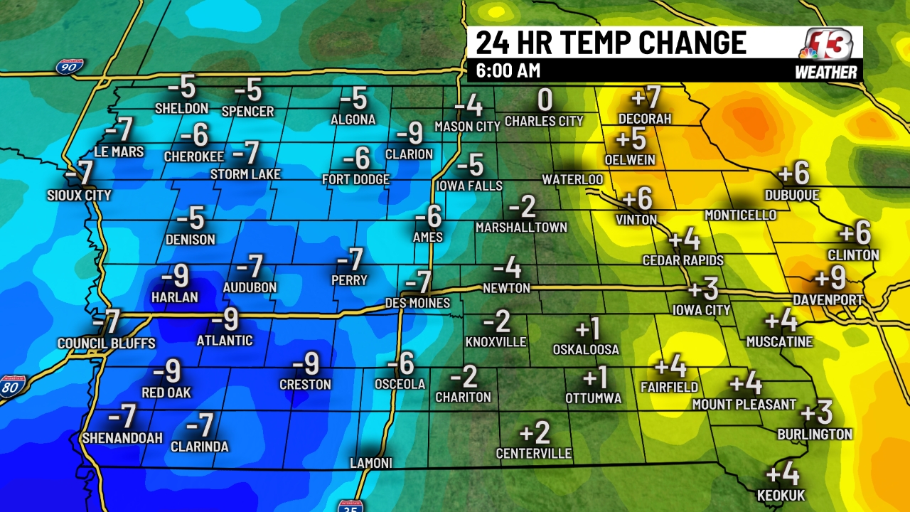 24 Hour Temperature Change